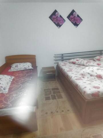 Фото номера Трехместный номер с общей ванной комнатой Гостевой дом Pensiunea CASA ANDREEA г. Новач-Стрэйни 3