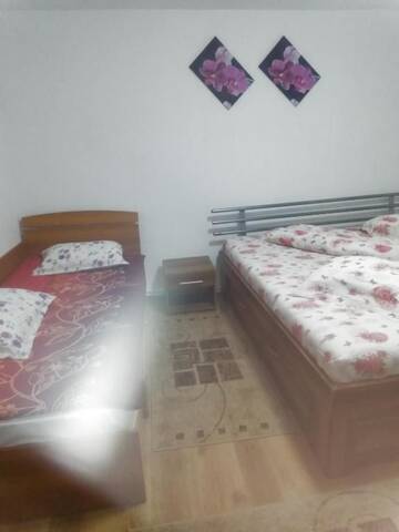 Фото номера Трехместный номер с общей ванной комнатой Гостевой дом Pensiunea CASA ANDREEA г. Новач-Стрэйни 9