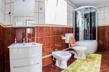 Фото номера Двухместный номер с 1 кроватью и собственной ванной комнатой Гостевой дом Pensiunea Mihaela г. Новач-Стрэйни 17